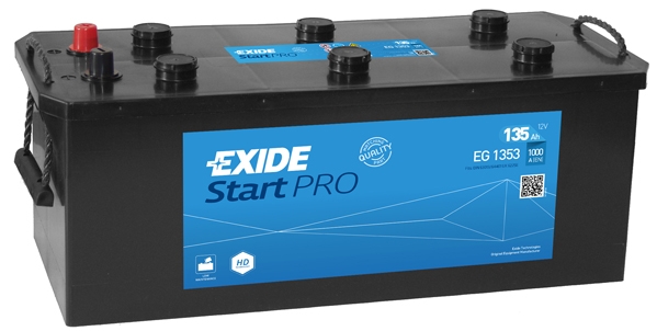 Professional Exide StartPRO 12V 135Ah 1000A EG1353